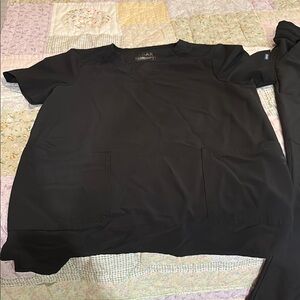 Black Women's Scrub Top and bottom